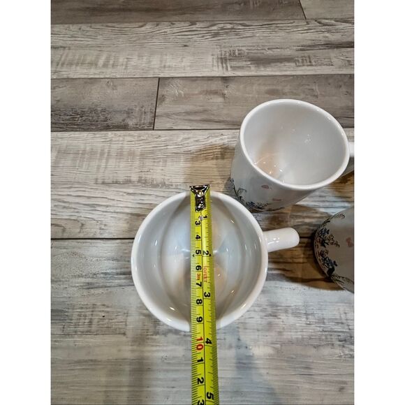 Target Bullseye Easter Ceramic Butterfly Pink and Blue Flower Coffee Mug Cup - Picture 7 of 8